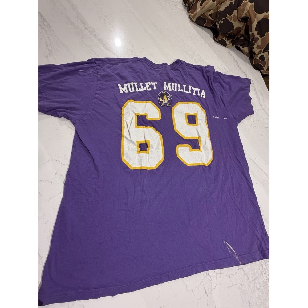 NFL Hall of Fame Jared Allen MN Vikings MULLET MULLITIA size XXL/2XL t-shirt #69